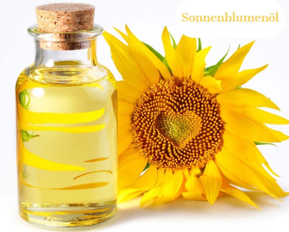 Sonnenblumenöl hält die Haut in einem guten Zustand