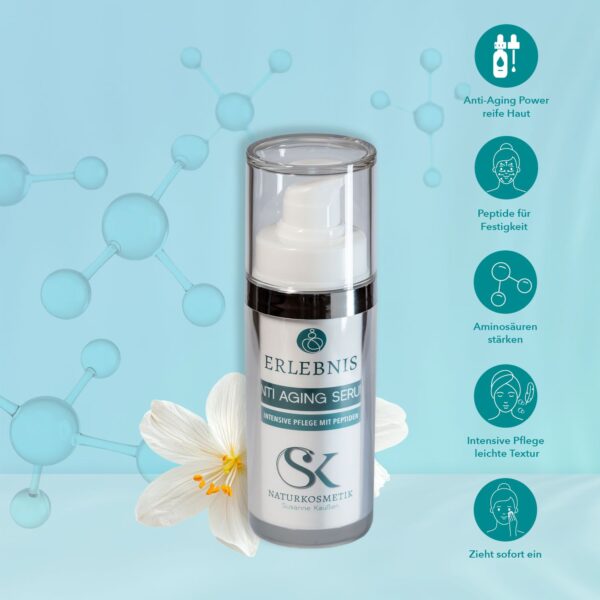 Feuchtigkeitsspendendes Anti Aging Serum für sensible und unreine Haut mit regenerierender Wirkung