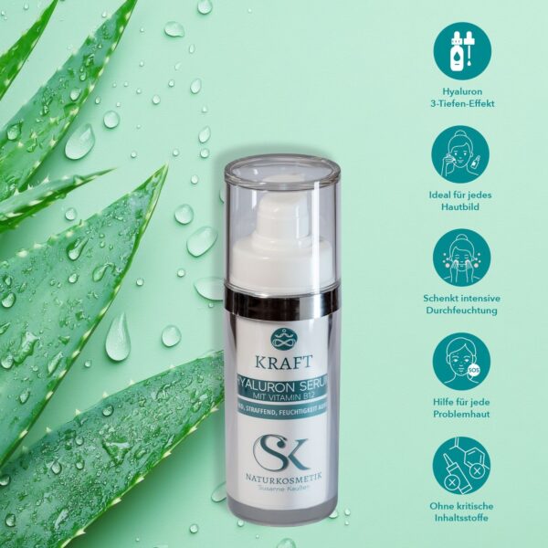 KRAFT – Hyaluron Serum mit Vitamin B12
